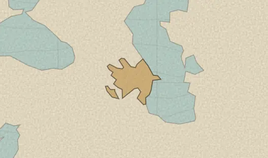 Map of the area covered by the Azerbaijan districts quiz