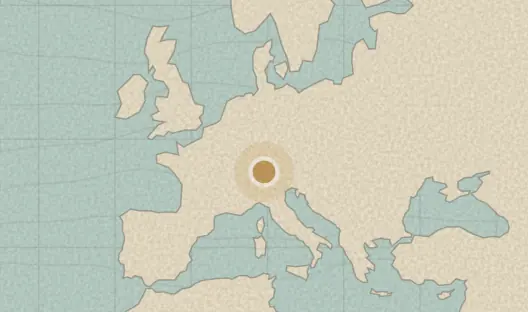 Map of the area covered by the Liechtenstein regions quiz