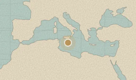 Map of the area covered by the Malta regions quiz